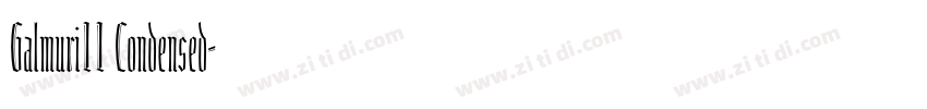 Galmuri11 Condensed字体转换 Galmuri11 Condensed字体转换